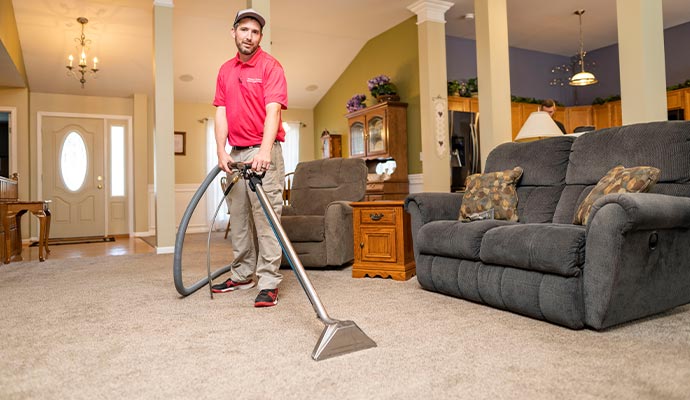 Professional carpet cleaning service