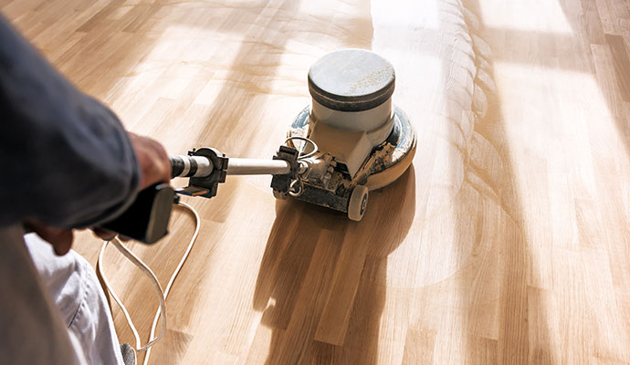 Professional buff and recoat service