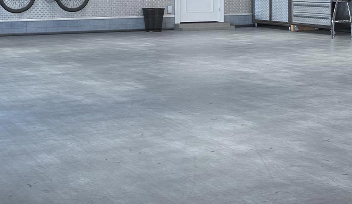 Sealed concrete floor