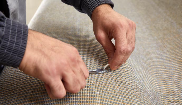 Professional carpet repairing