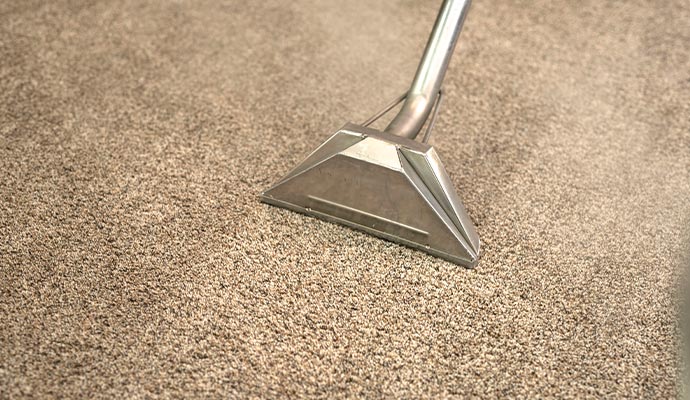 Carpet steam cleaning