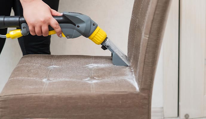 Professional chair cleaning service
