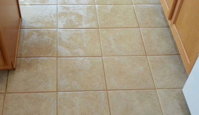 Cleaned tile