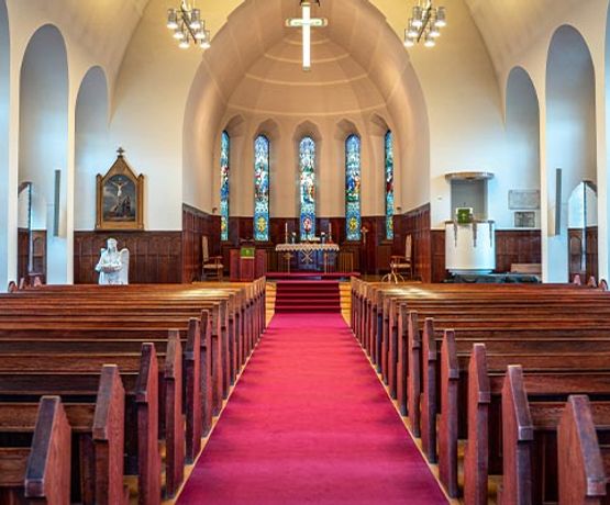 Clean church interior