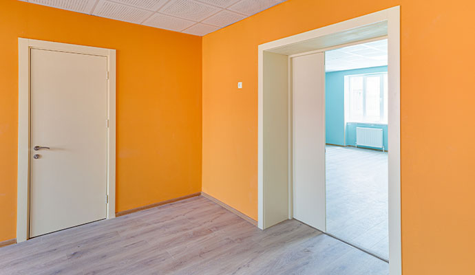Laminated floor