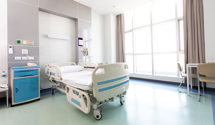 Neat and clean hospital