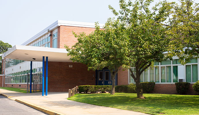 Neat and clean school building