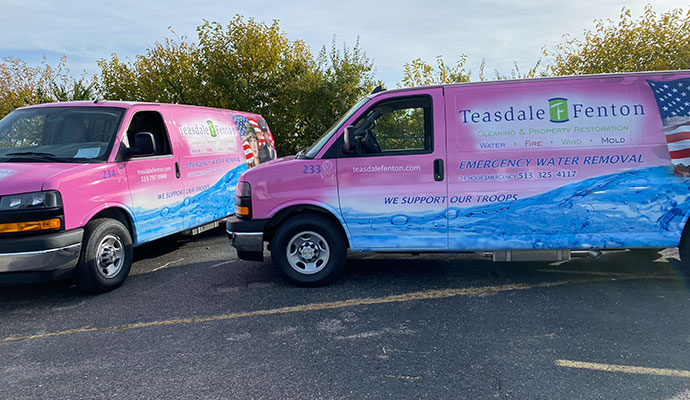Teasdale Fenton Columbus service vans