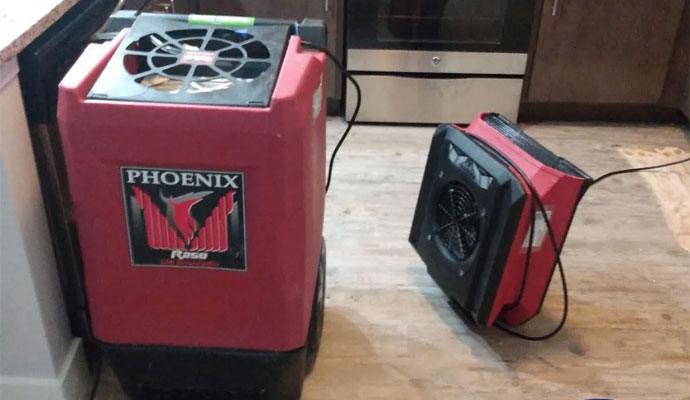 Water damage restoration service