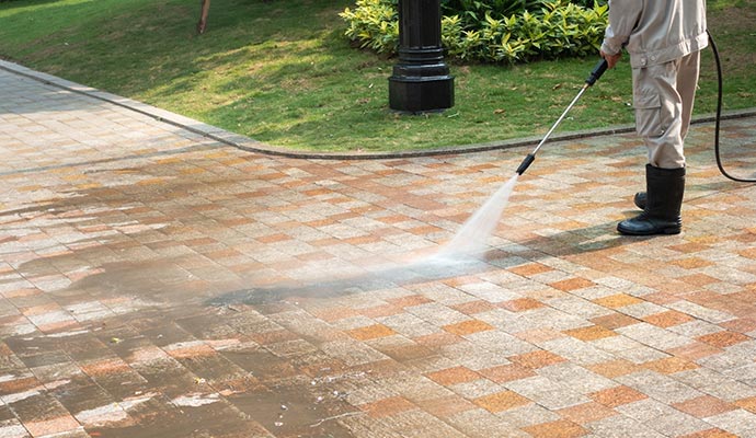 pressure-washing