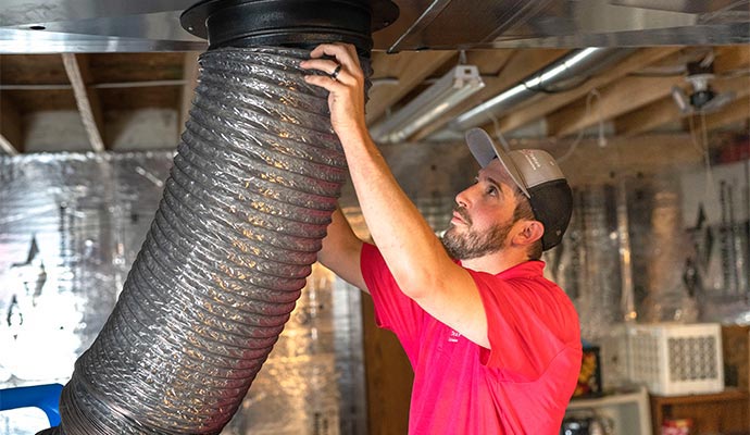 Professional duct cleaning service