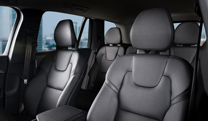 Neat and clean car interior