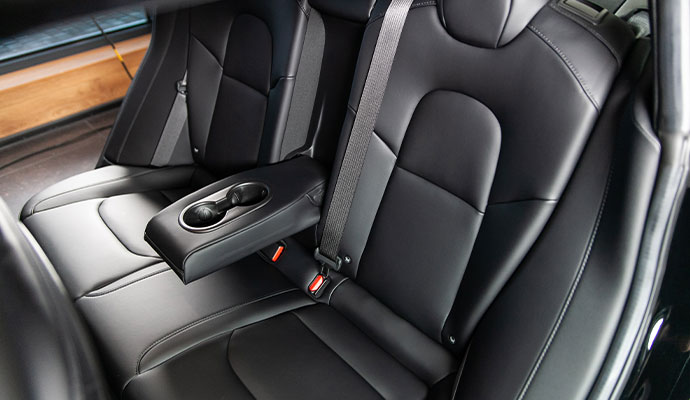 Neat and clean car seat