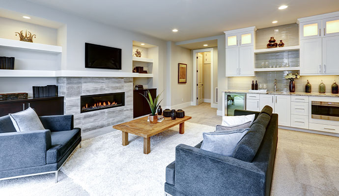 Neat and clean living room