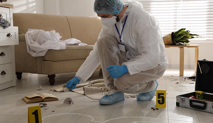 professional cleanup service for trauma