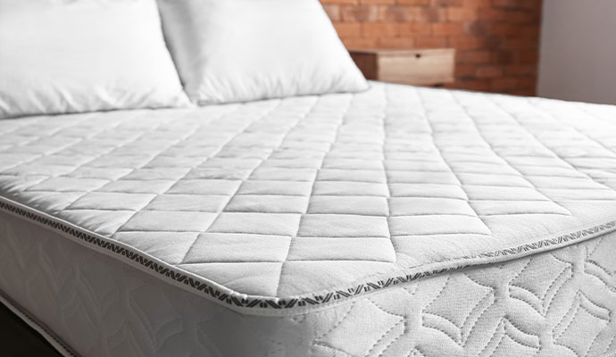 White and clean mattress