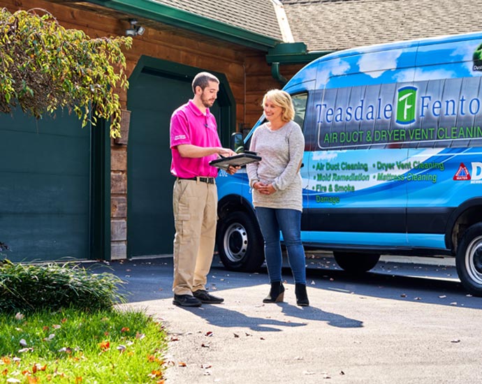Teasdale Fenton service van